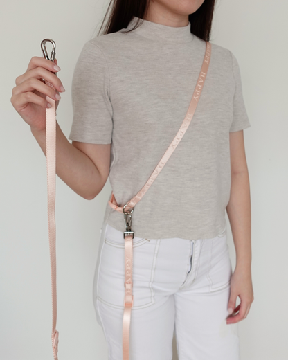 Pawa Hands-free Leash Set - Pink